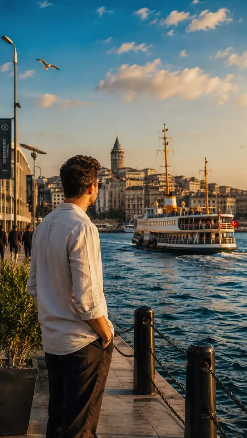 Boğaz & Galata Manzarası